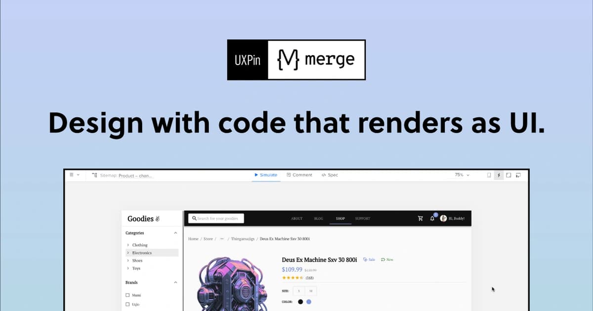 UXPin: Advanced UI Design and Prototyping Tool