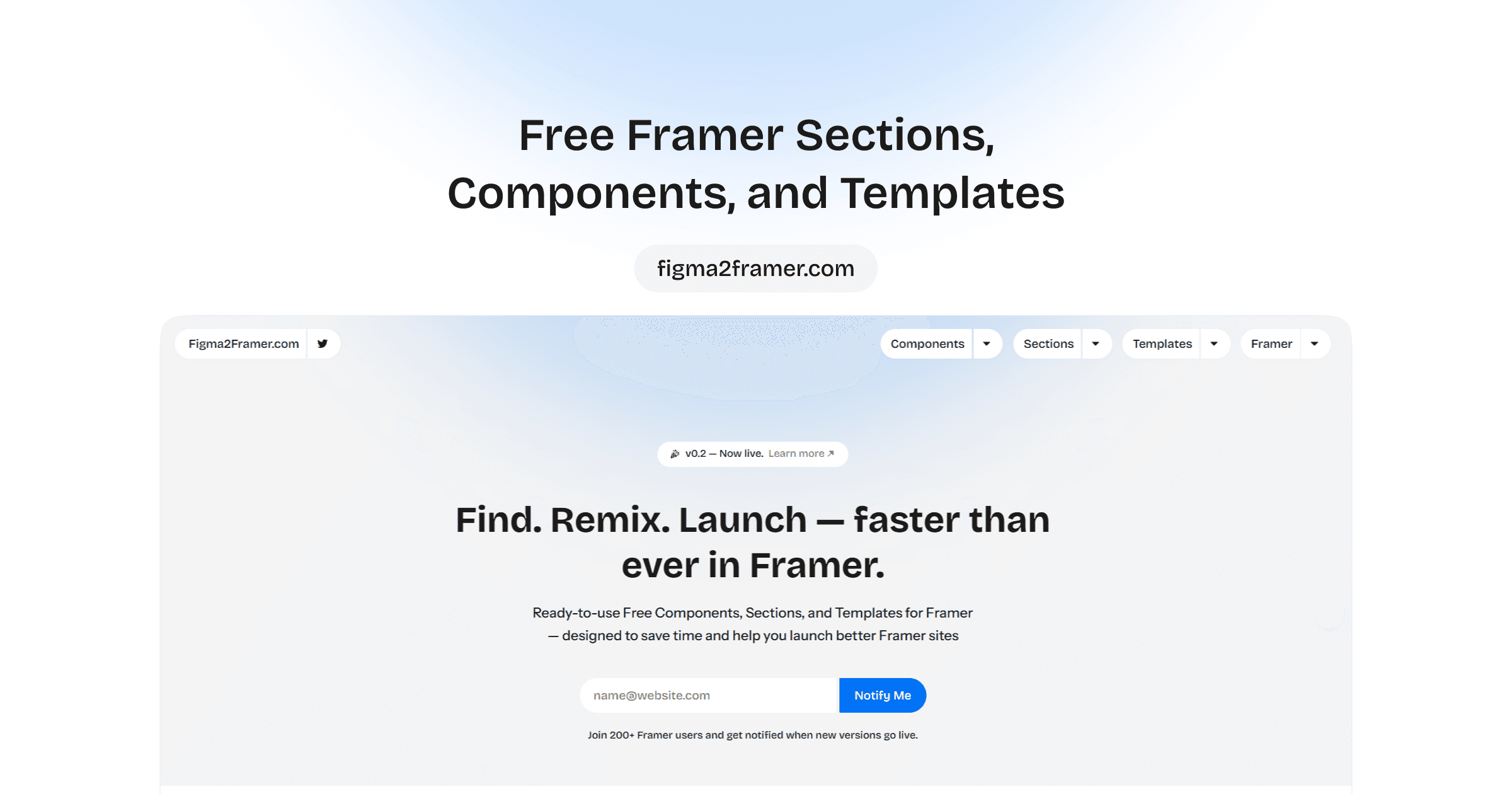 Streamline Design with Figma2Framer's Component Library