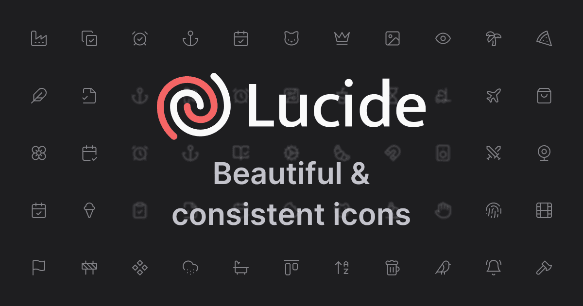 Lucide: Extensive Icon Library for Developers