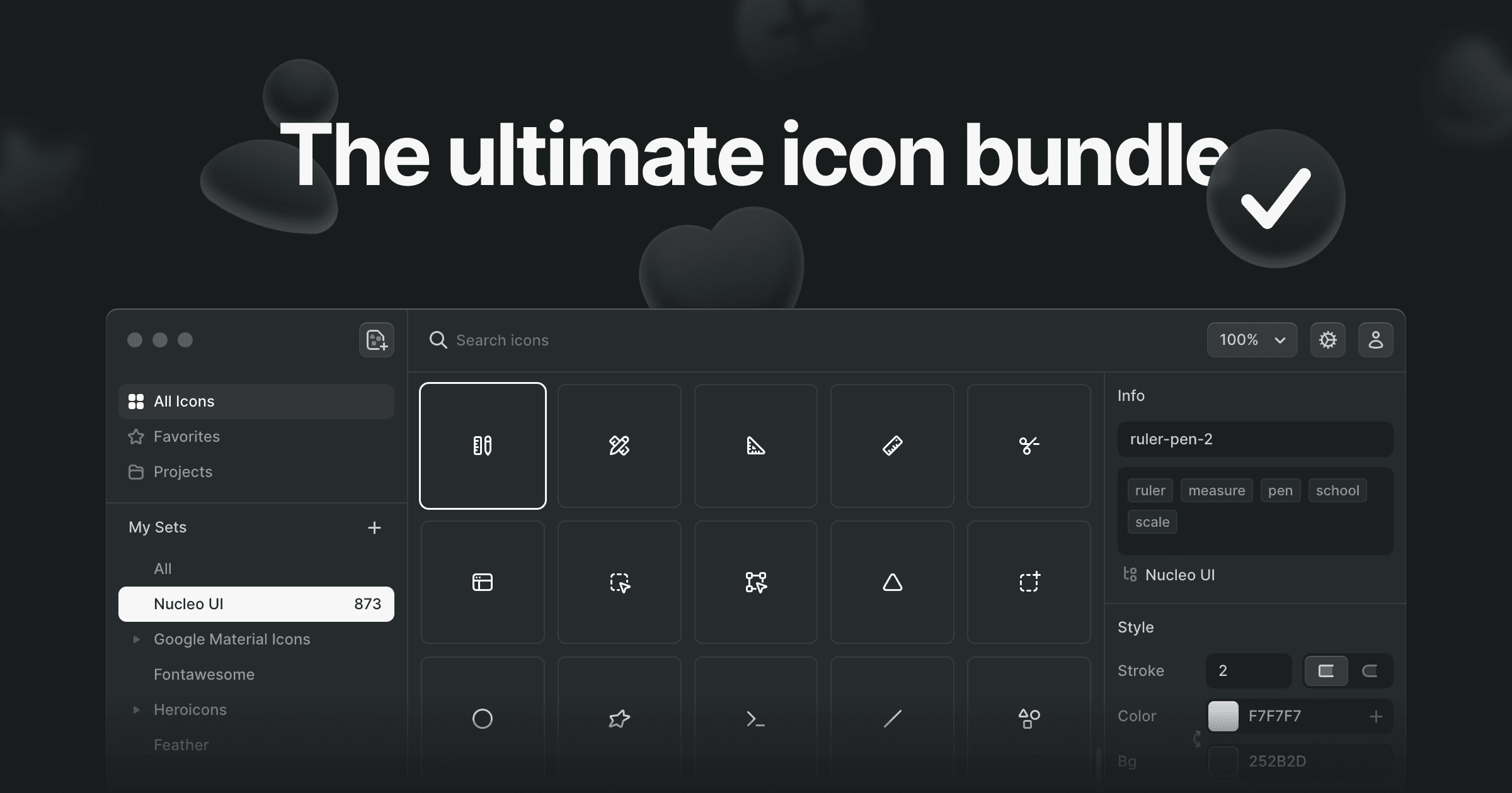Nucleo: Essential Icon Manager for Designers