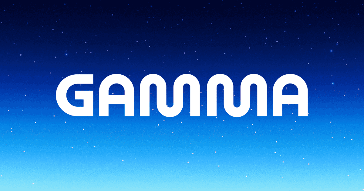 Gamma: AI Presentation Design