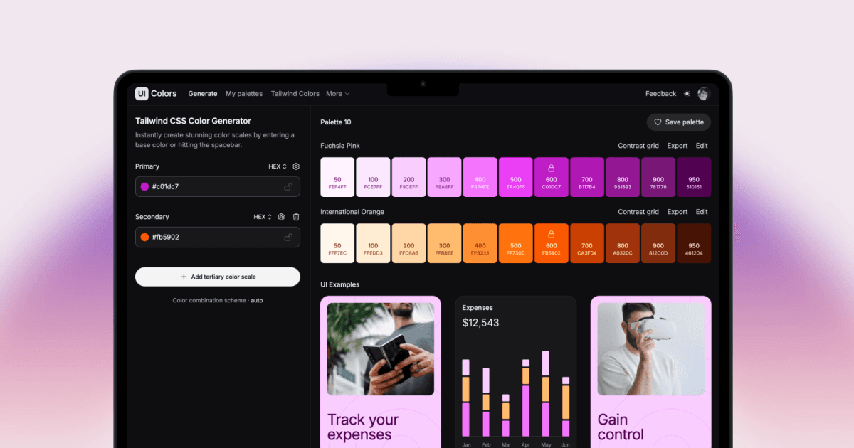 Tailwind CSS Color Generator