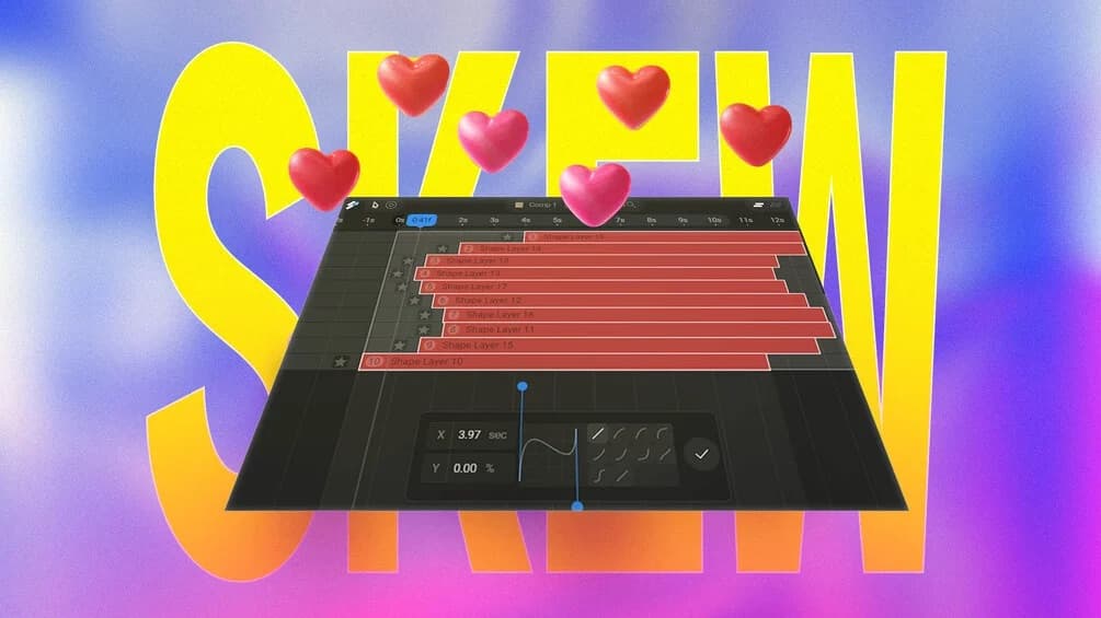 Skew makes adjusting layers in bulks extremely easy