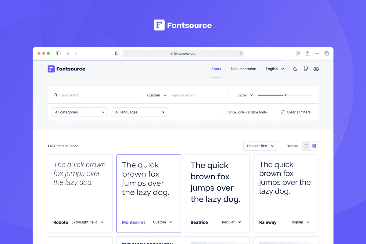 Fontsource