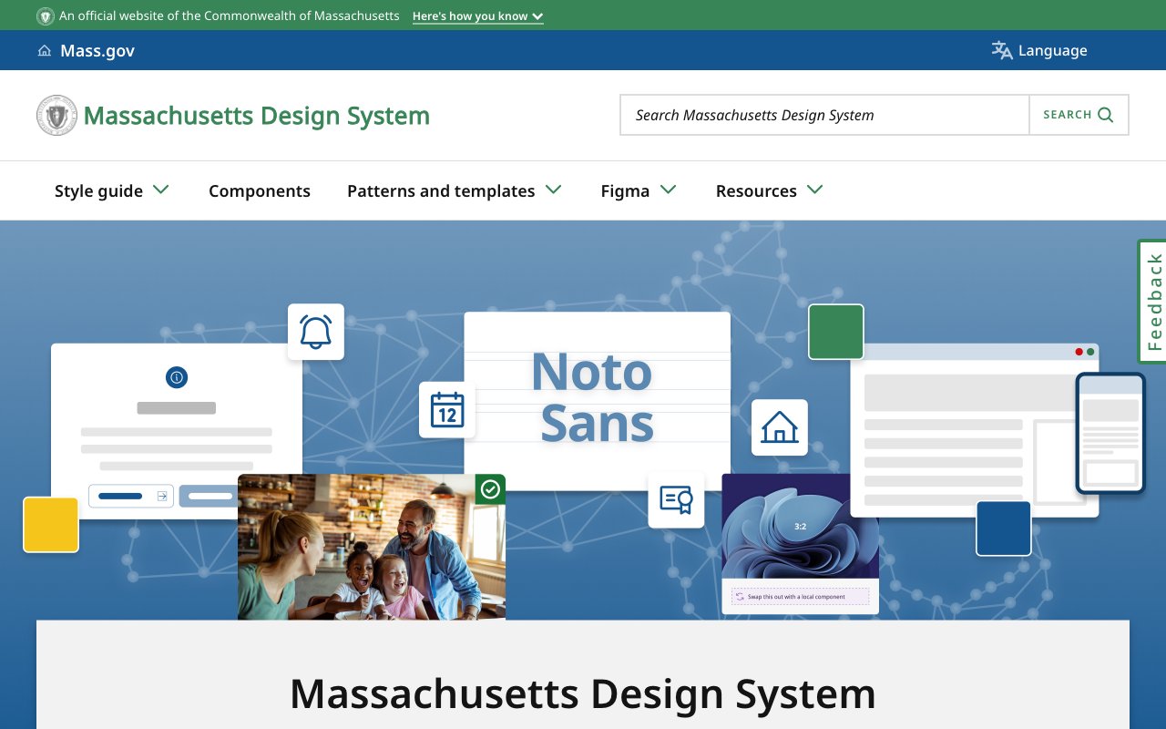Massachusetts Design System